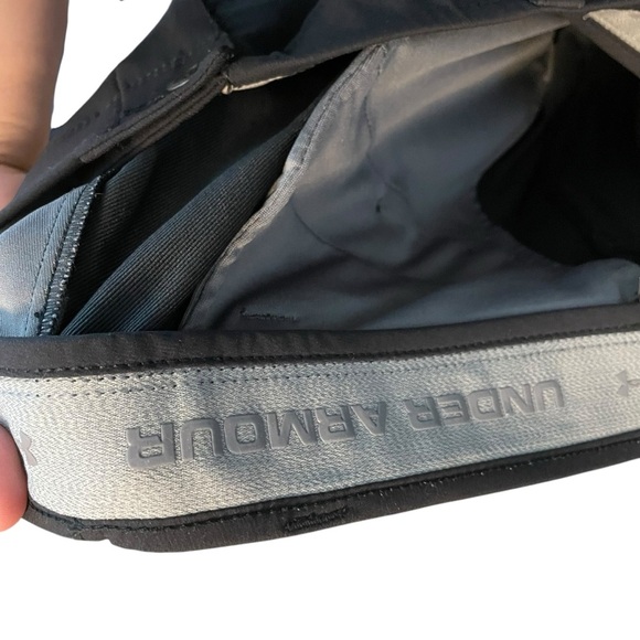 Under Armour HeatGear Golf Shorts Black Size 32 Loose Fit Performance Stretch - Picture 8 of 8